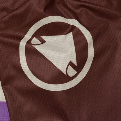 Maillot ENDURA SINGLETRACK CORE TEE II Mangas Cortas Marrón/Violeta