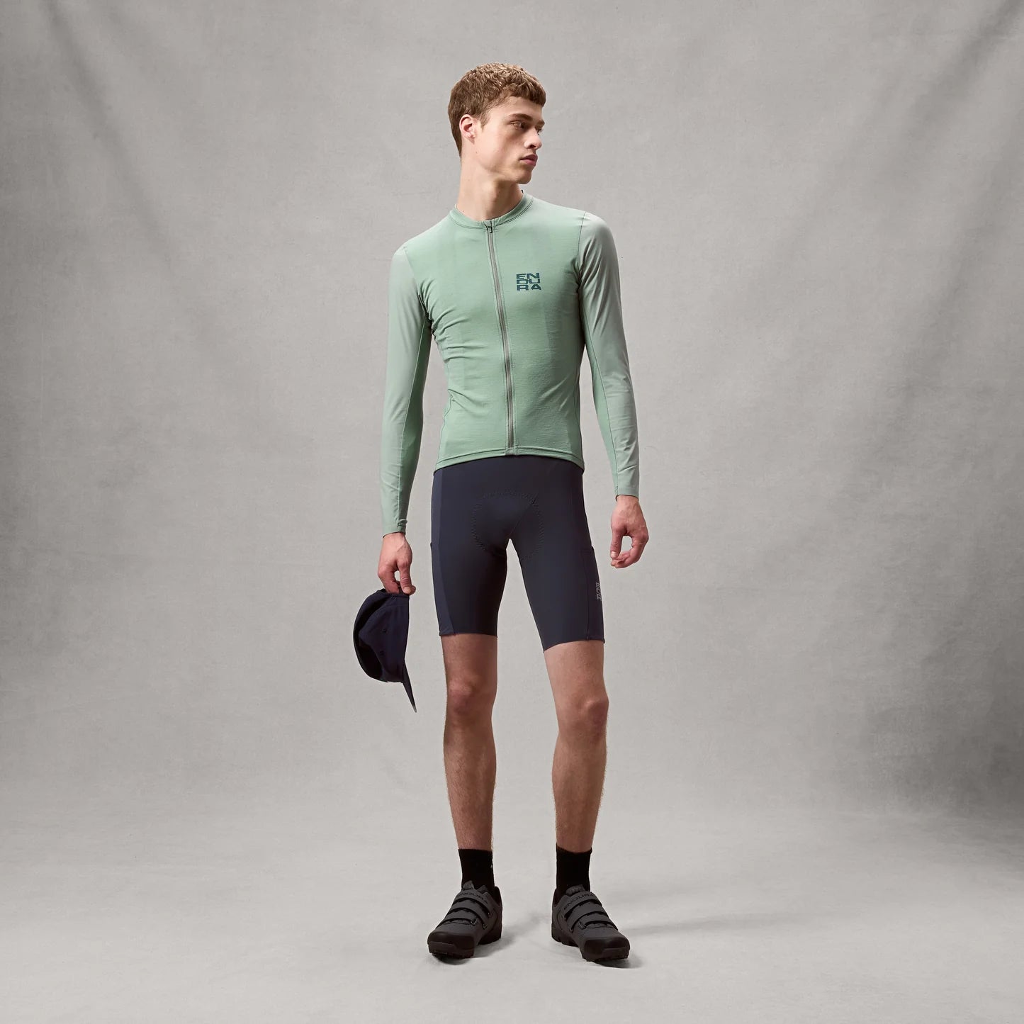 Langarmtrikot ENDURA ALLTRACK RIDE Salbeigrün