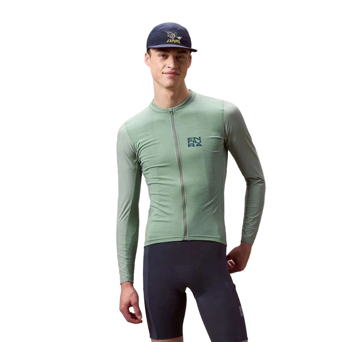 Langarmtrikot ENDURA ALLTRACK RIDE Salbeigrün