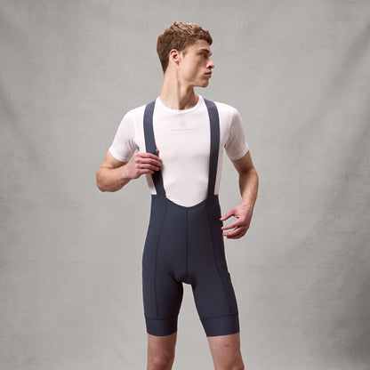 Pantaloncino Corto con Bretelle ENDURA LOOP Carbon Grigio