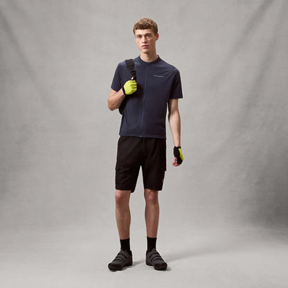 Pyöräilypaita ENDURA LOOP ZIPPED Lyhythihainen Carbon Harmaa