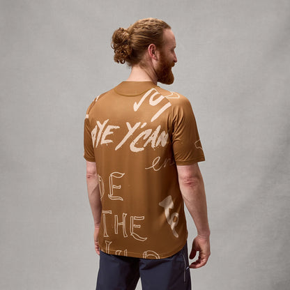 Maillot ENDURA SINGLETRACK PRINT Mangas Cortas Bronce