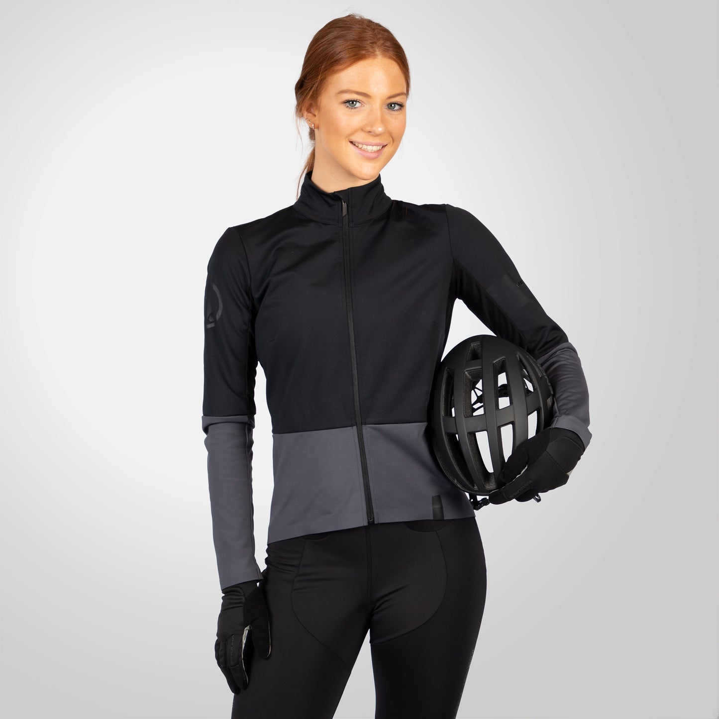 ENDURA FS260 JETSTREAM Ladies Long Sleeve Jersey Μαύρο