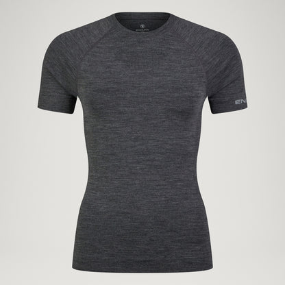 Intimo ENDURA BAABAA PRO Maniche Corte Donna Grigio