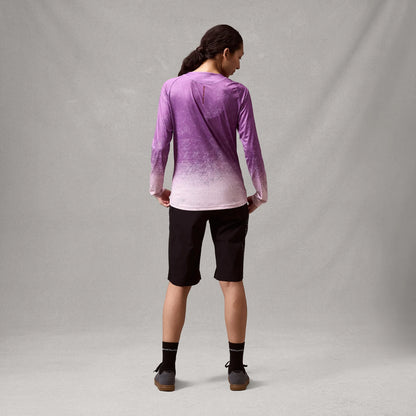 Maillot ENDURA SINGLETRACK PRINT Mangas Largas Mujer Violeta