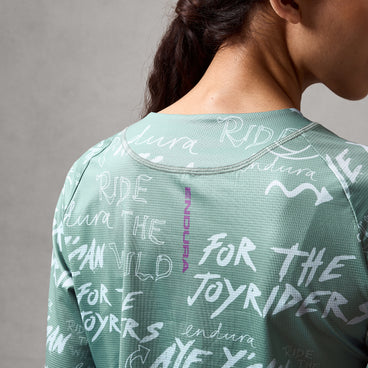 Maillot ENDURA SINGLETRACK PRINT Mangas Largas Mujer Sage Green