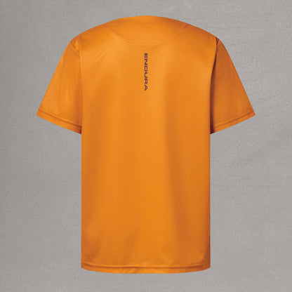 Maillot ENDURA SINGLETRACK CORE Junior Mangas Curtas Laranja