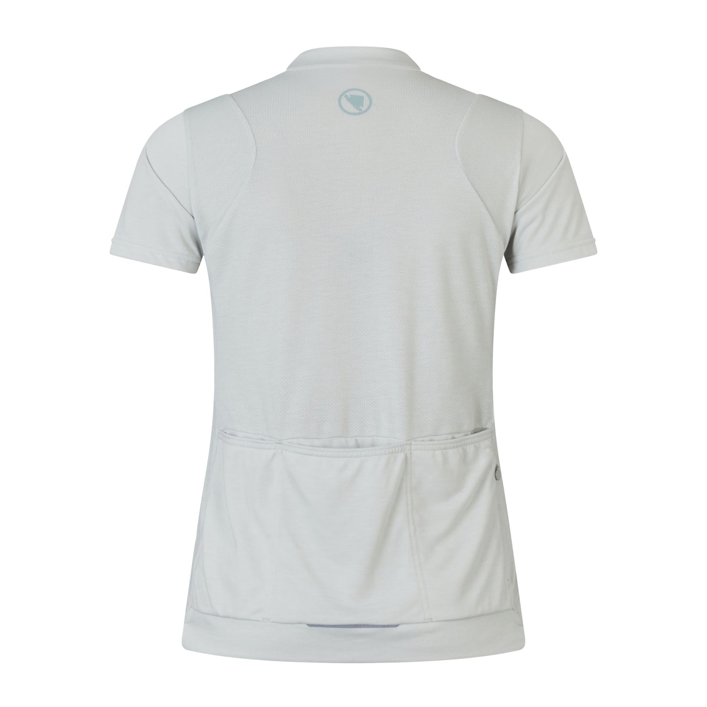 Maillot ENDURA LOOP ZIPPED Manches Courtes Femme Gris