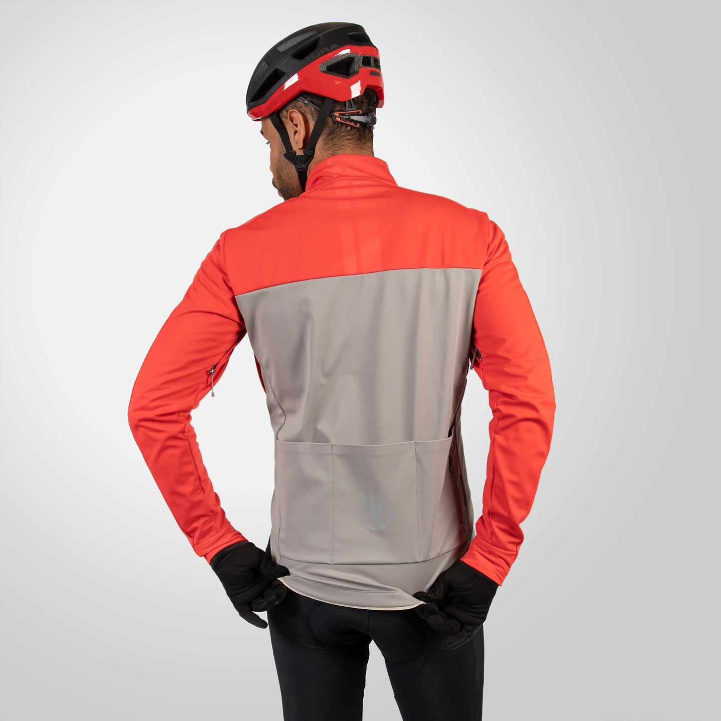 ENDURA WINDCHILL II Jacka Grå/Röd