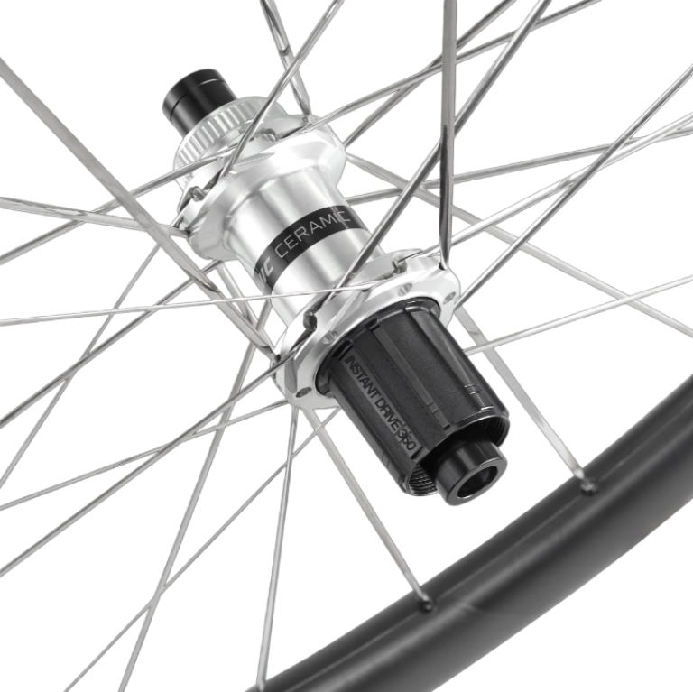 Roue Arrière MAVIC COSMIC SLR 45 Tubeless Ready (Center Lock) Noir/Argent