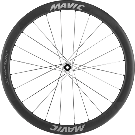 Roue Arrière MAVIC COSMIC SLR 45 Tubeless Ready (Center Lock) Noir/Argent