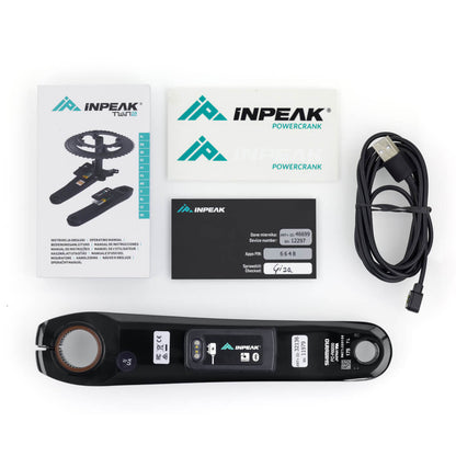 INPEAK POWERCRANK-E -tehomittarilla varustettu vasen kampi Shimano Dura-Ace R9200