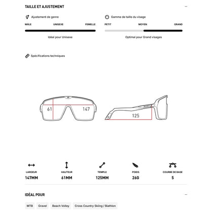Okulary RUDY PROJECT SPINSHIELD różowe soczewki RP Optics Multilsaer Red