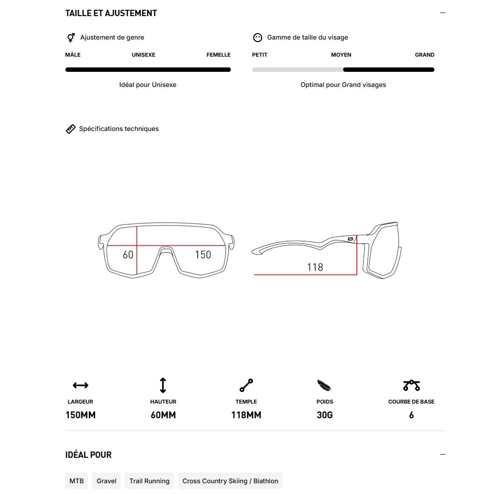 Lunettes RUDY PROJECT THUNDER Noir Verres RP Optics Smoke Black