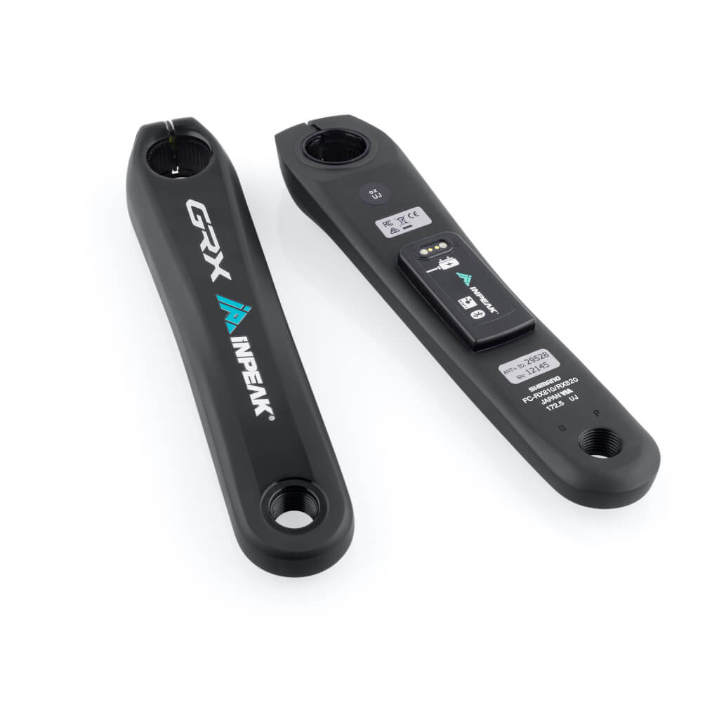 Braço esquerdo do pedaleiro com medidor de potência INPEAK POWERCRANK-E Shimano GRX RX810/820