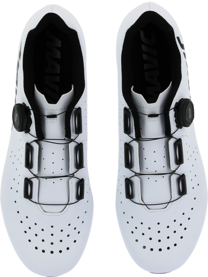 Mavic Cosmic BOA-cykelskor i vitt – vy 2