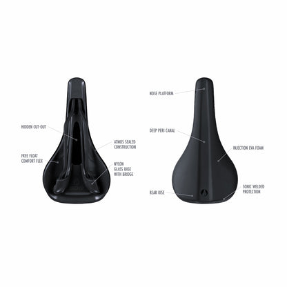 Siodło SDG BEL-AIR V3 Szyny Lux Alloy Czarny/Beżowy