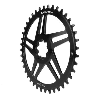 Mono převodník WOLF TOOTH DROP-STOP ST GRAVEL DM 8 Šroubů Sram Černá