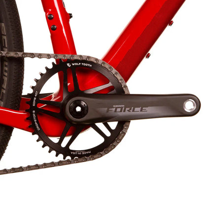 Mono převodník WOLF TOOTH DROP-STOP ST GRAVEL DM 8 Šroubů Sram Černá