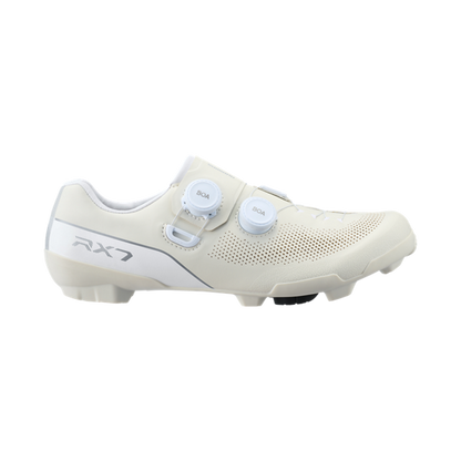 Sapatilhas de BTT XC/Gravel SHIMANO RX710 bege/branco