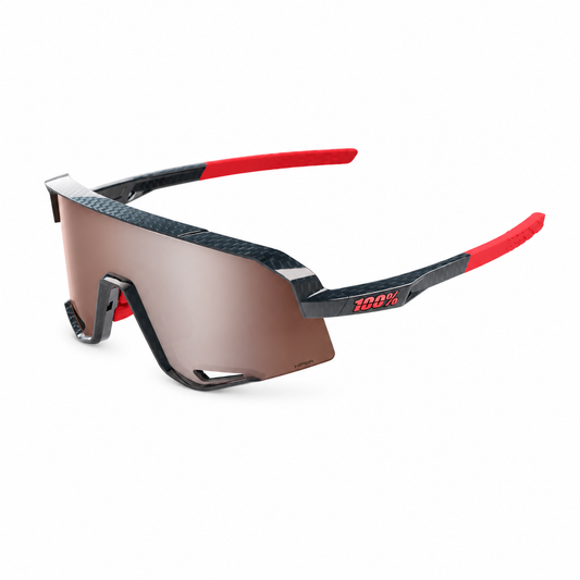 Okulary 100% SLENDALE Noir Carbon Hiper Mirror Argent
