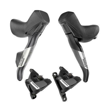 Pár páček a třmenů SRAM APEX AXS D1 HRD 1x12 Flat Mount bez kotouče