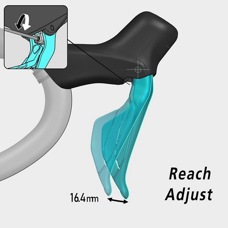 Levier Droit et Etrier Arrière SHIMANO GRX 717 12V