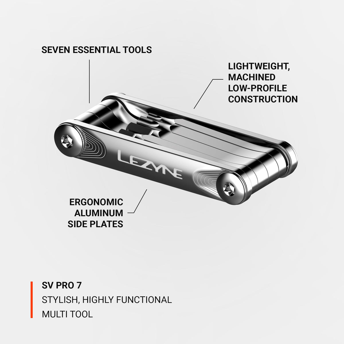 Lezyne SV Pro 7 detail van de bits