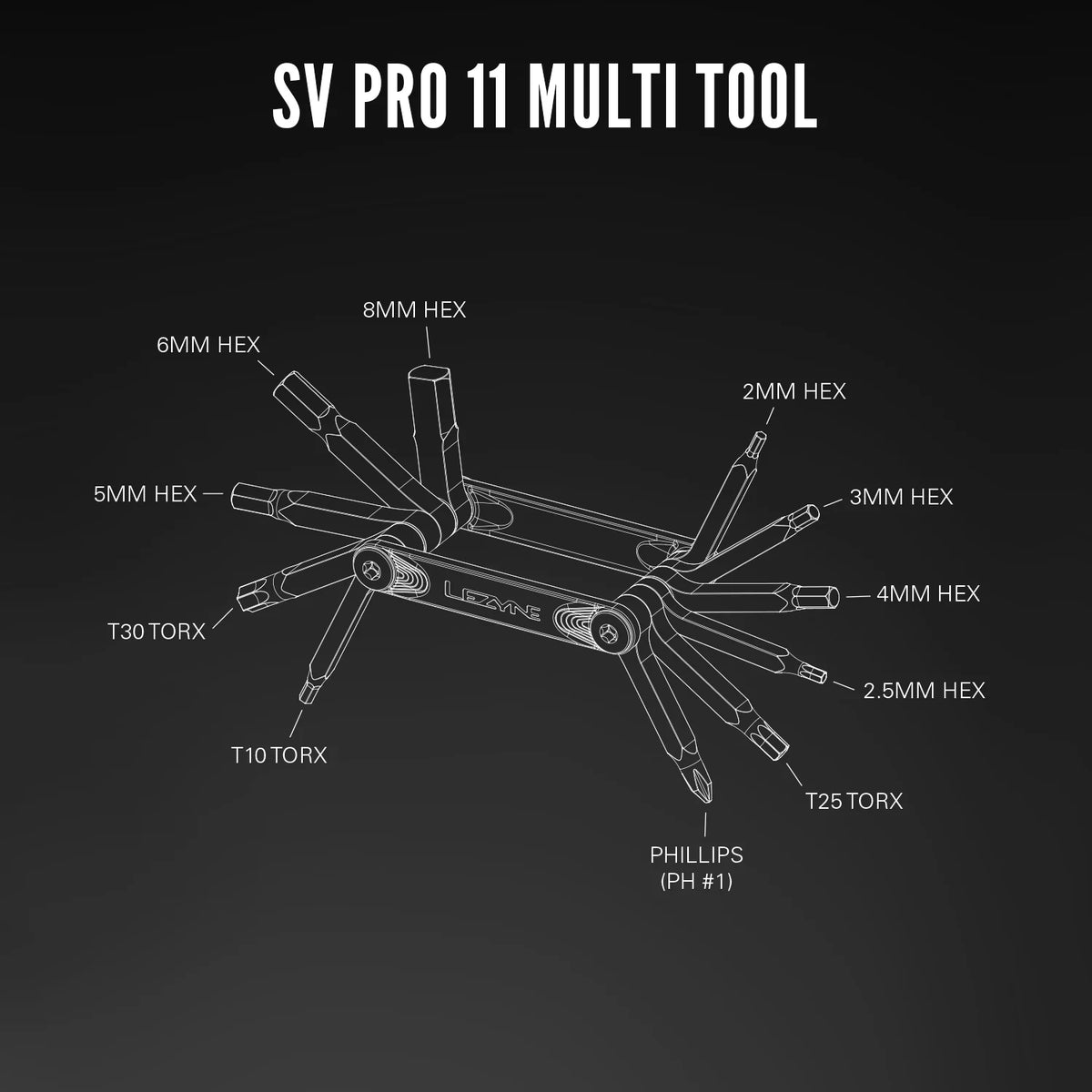 Multitool LEZYNE SV PRO 11 Argento