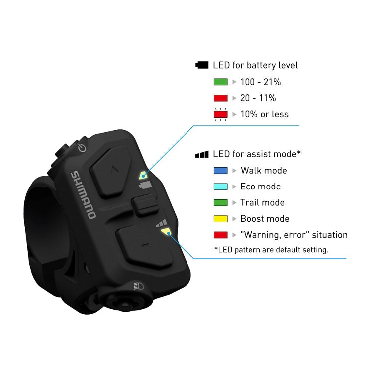 Télécommande SHIMANO SW-EN600 Gauche (collier 35/31.8mm)