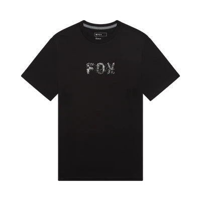 Μαύρο κοντομάνικο T-shirt FOX SLOWBURN DRI-RELEASE