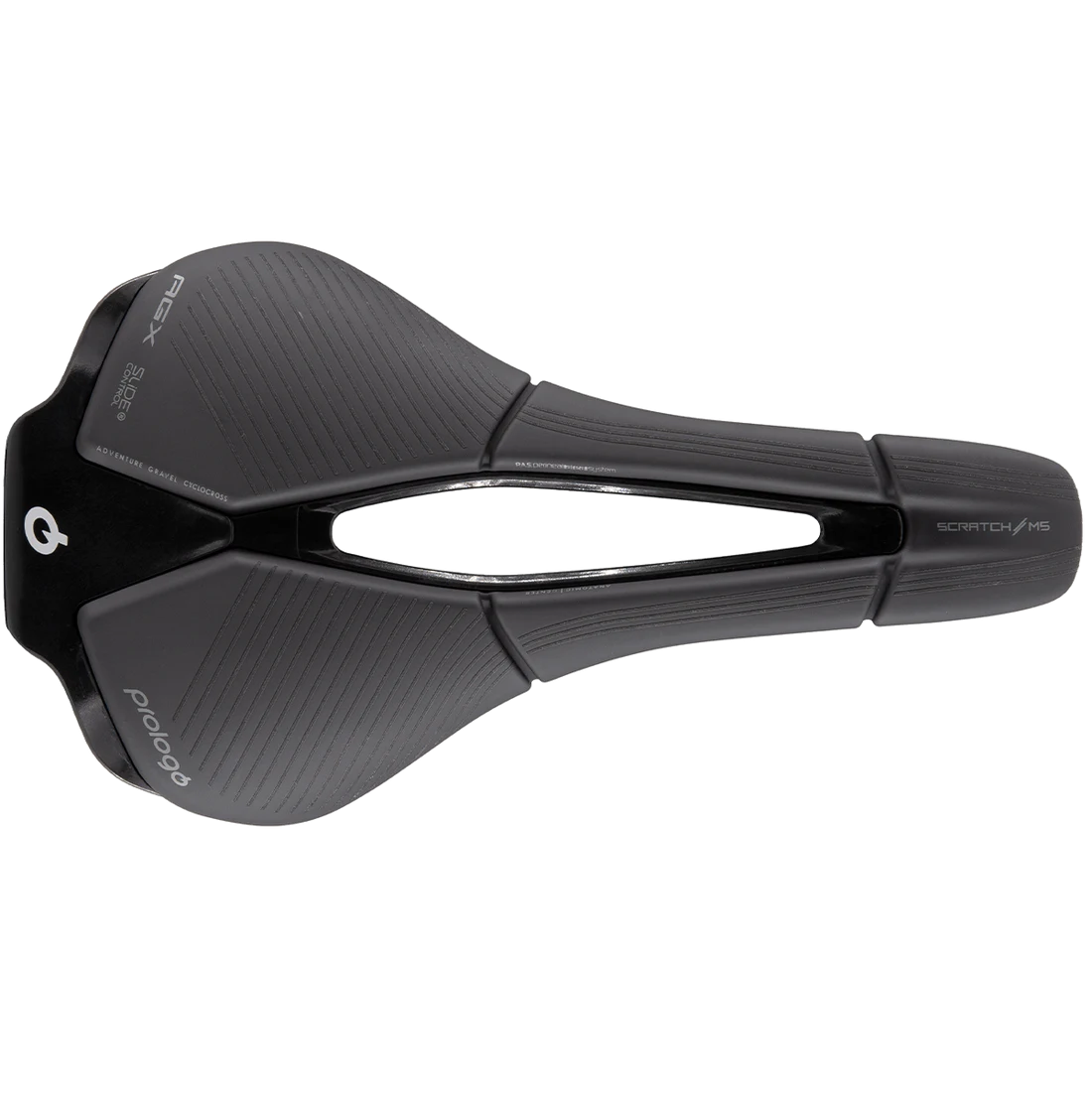 Selle PROLOGO SCRATCH M5 PAS AGX SLIDE CONTROL Rails Tirox Noir