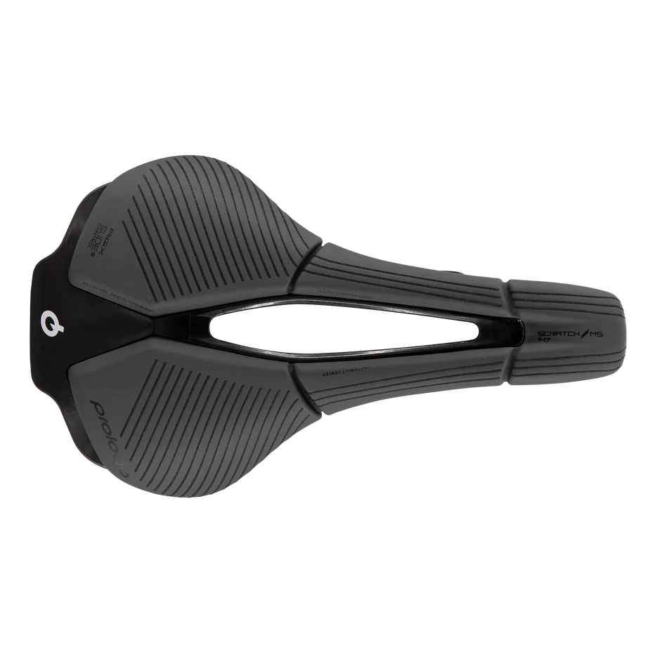 PROLOGO SCRATCH M5 PAS AGX-sadel 147 mm med sorte skinner