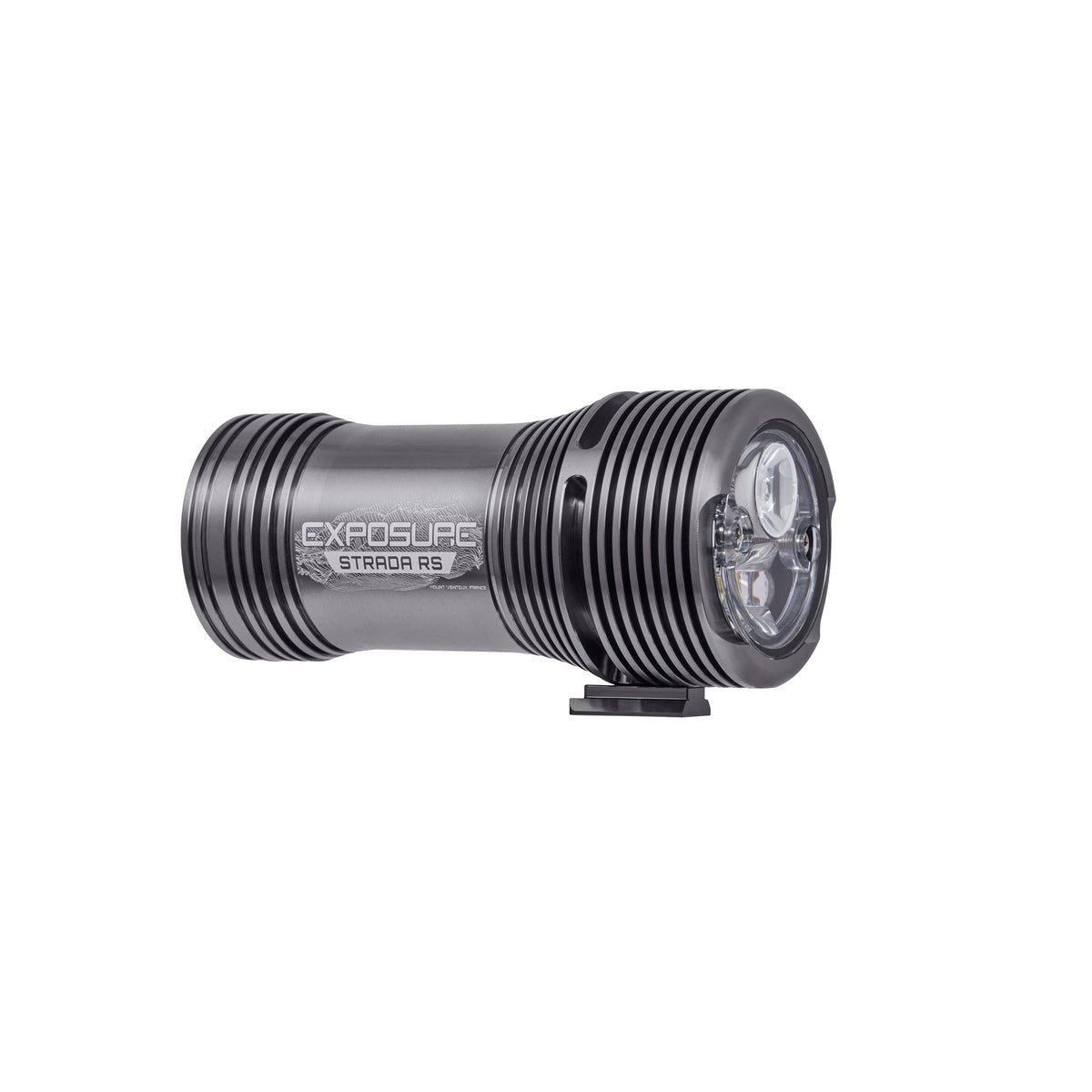 Přední světlo EXPOSURE LIGHTS Strada MK13 RS AKTIV, černá v odstínu gunmetal