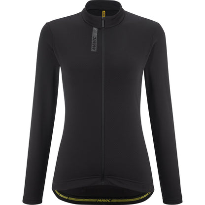 Ženski dres MAVIC AKSIUM THERMO z dolgimi rokavi črn