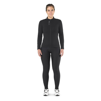 Ženski dres MAVIC AKSIUM THERMO z dolgimi rokavi črn