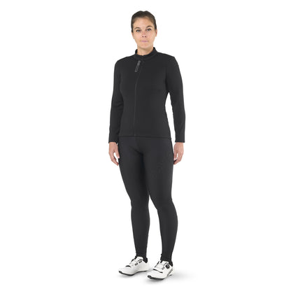 Ženski dres MAVIC AKSIUM THERMO z dolgimi rokavi črn