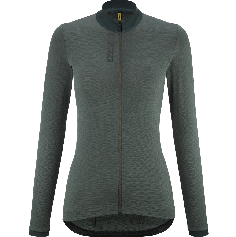 MAVIC AKSIUM Langarm Trikot Damen Grün