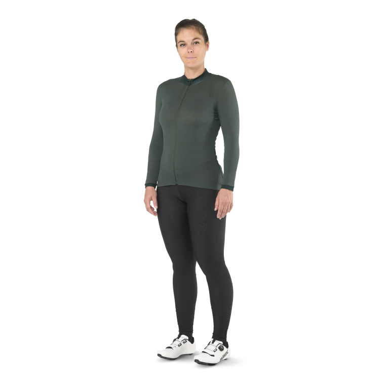 MAVIC AKSIUM Langarm Trikot Damen Grün