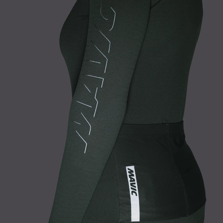 MAVIC AKSIUM Langarm Trikot Damen Grün