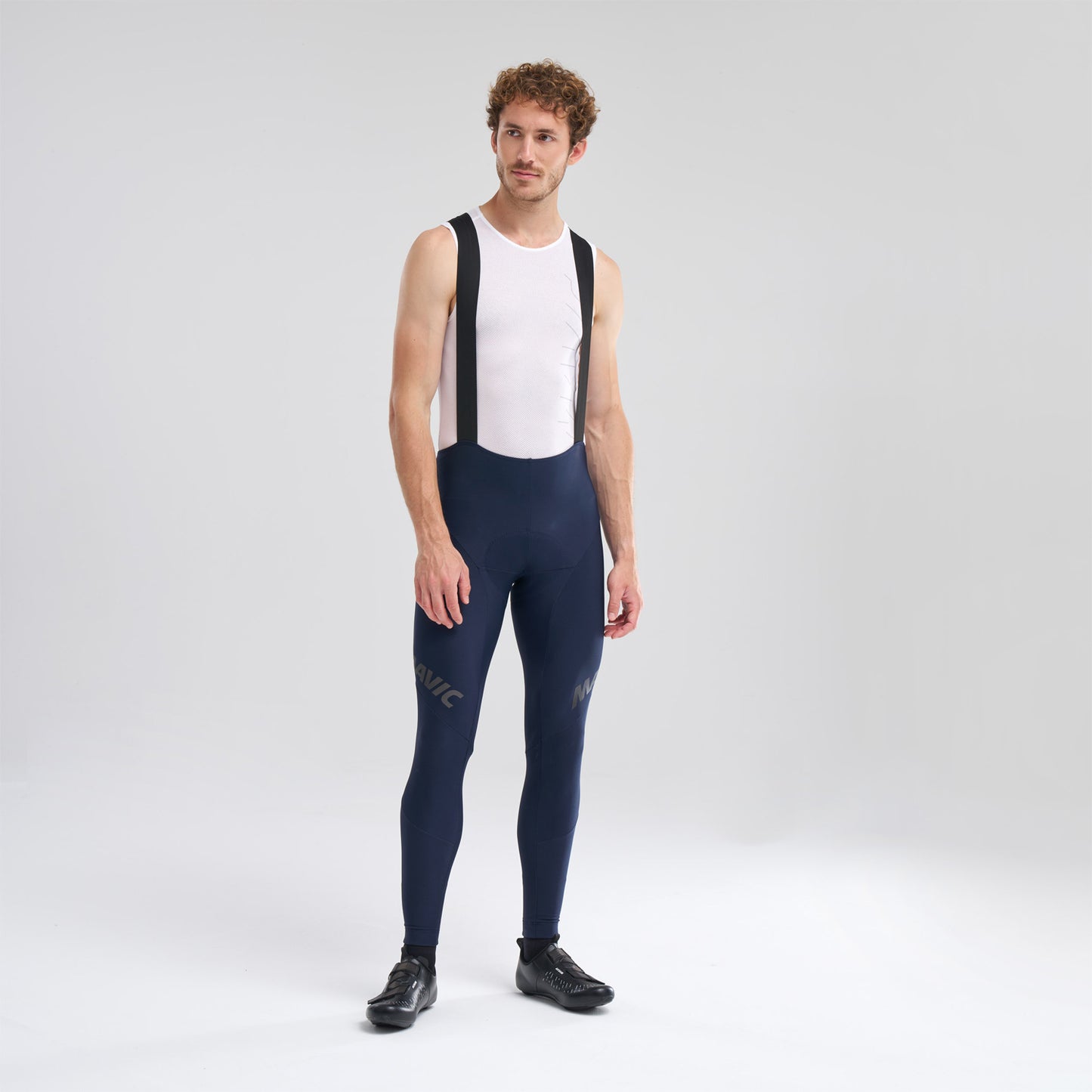 Cuissard Long à Bretelles MAVIC AKSIUM THERMO Bleu
