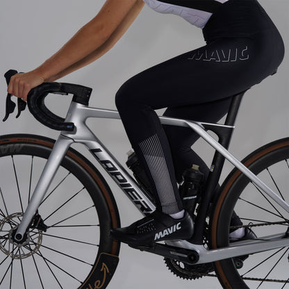Långt Cykelbyxben med Hängslen MAVIC AKSIUM THERMO Dam Svart