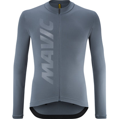 Tröja MAVIC AKSIUM THERMO Långa Ärmar Blå/Grå