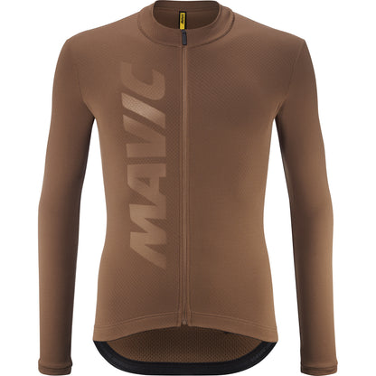 Kolesarska majica MAVIC AKSIUM THERMO z dolgimi rokavi Bronasta
