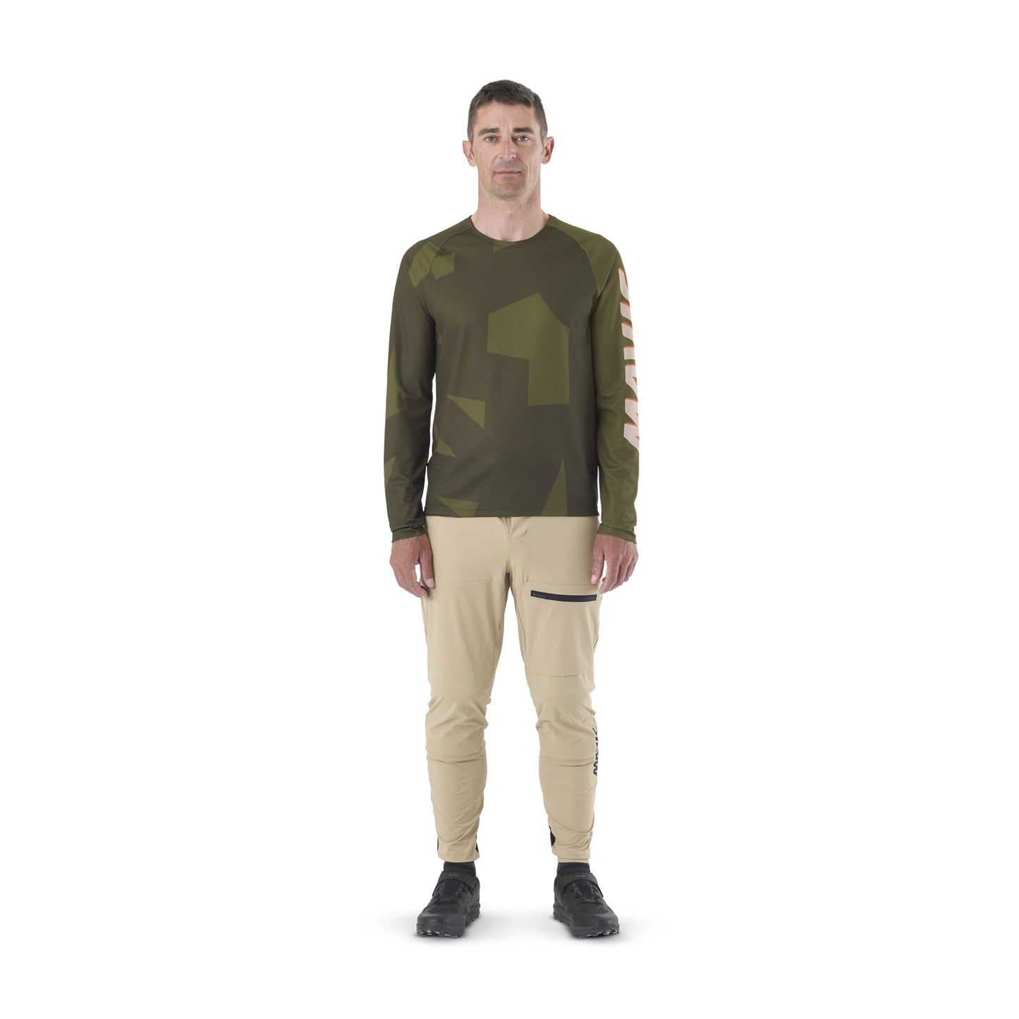 Maillot MAVIC DEEMAX ENDURO Manches Longues Camo Kaki