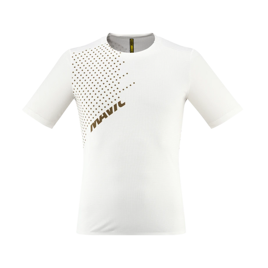 Maillot MAVIC CROSSTRAIL Manches Courtes Blanc