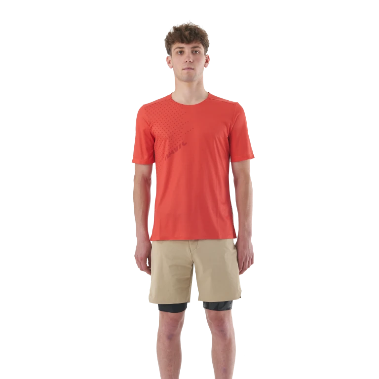 Maillot MAVIC CROSSTRAIL Manches Courtes Rouge