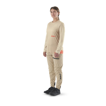 Maillot MAVIC CROSSTRAIL Mangas Largas Beige