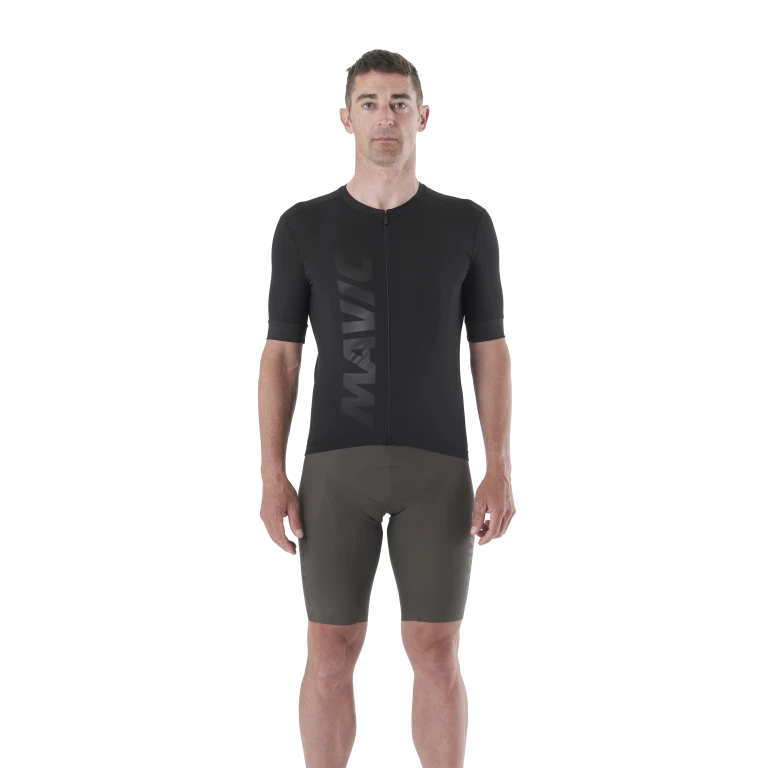 Maillot MAVIC AKSIUM Manches Courtes Noir