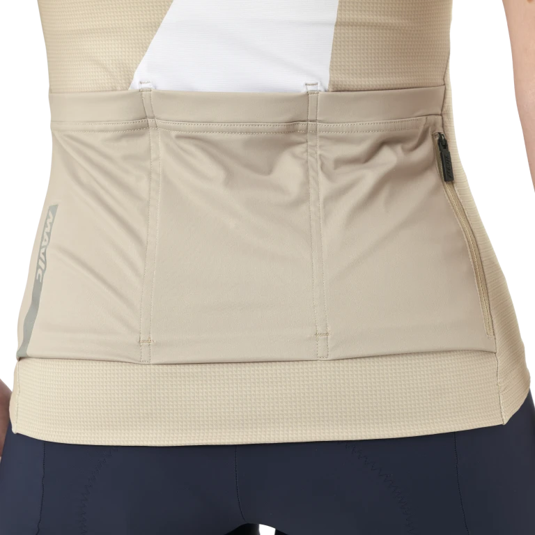 MAVIC AKSIUM GRAPHIC Kortærmet trøje til kvinder Beige